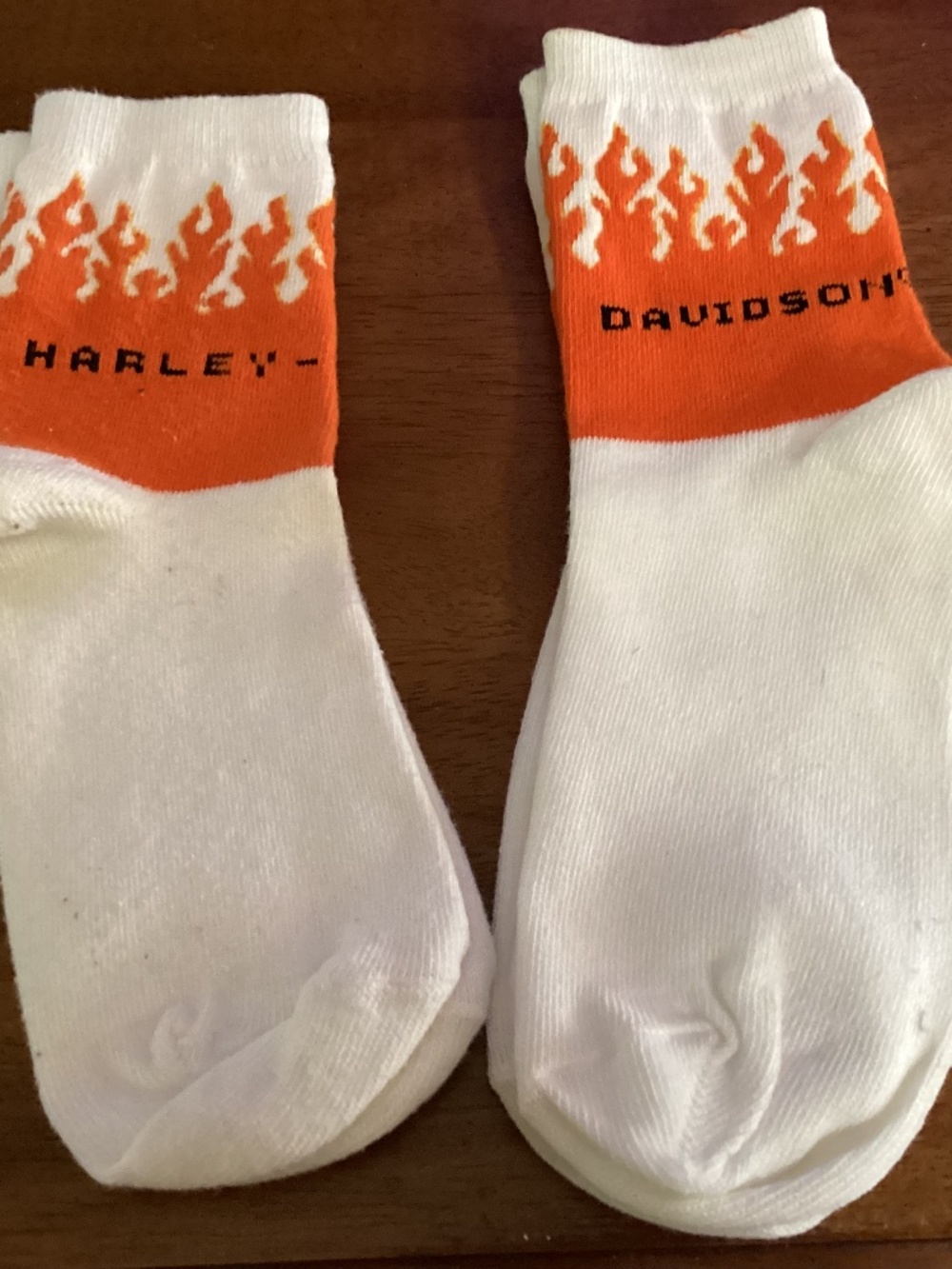 2 pair Harley Davidson Socks, 1 new, 1 worn once
